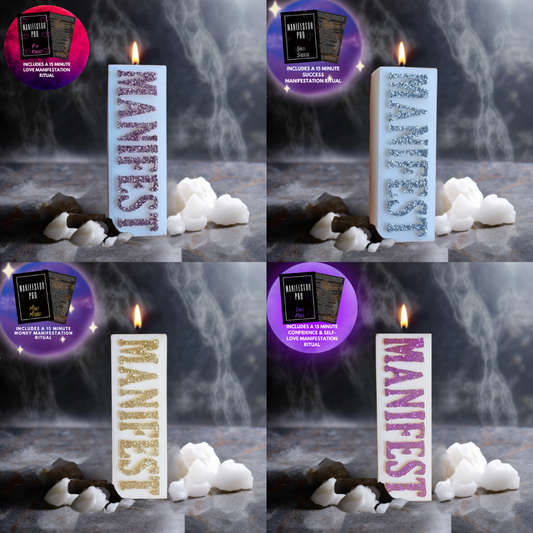 Exclusive collection of 4 pillar candles